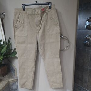 White House Black Market Tan Trousers